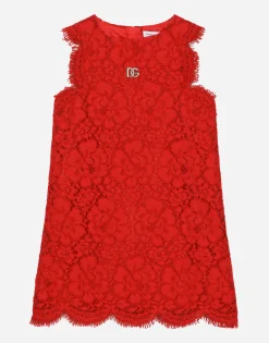 Cordonetto lace midi dress