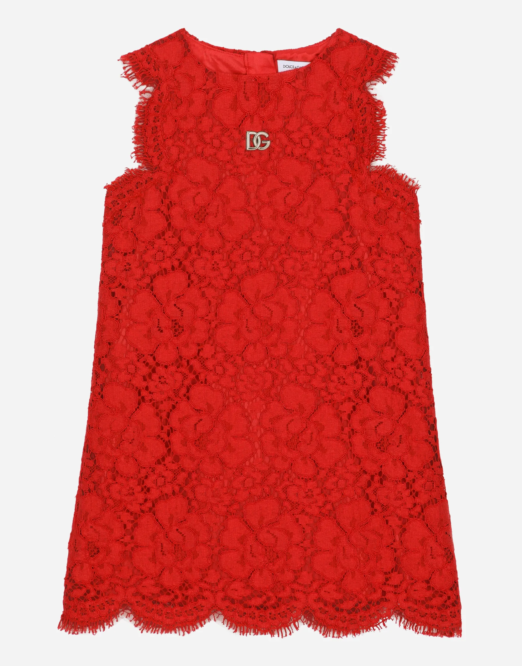 Cordonetto lace midi dress