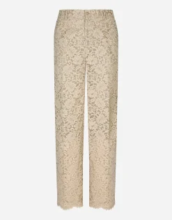 Cordonetto lace pants