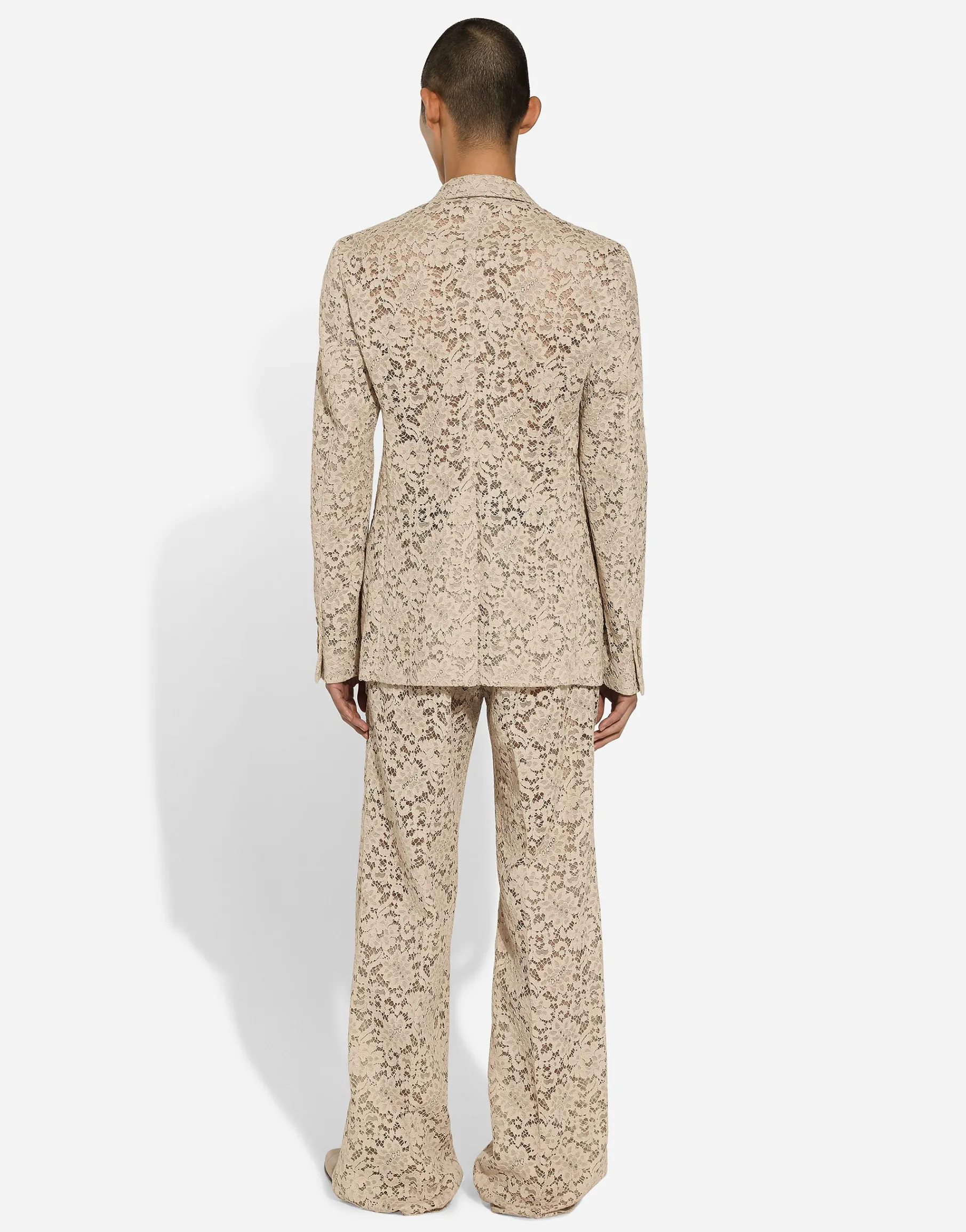 Cordonetto lace pants