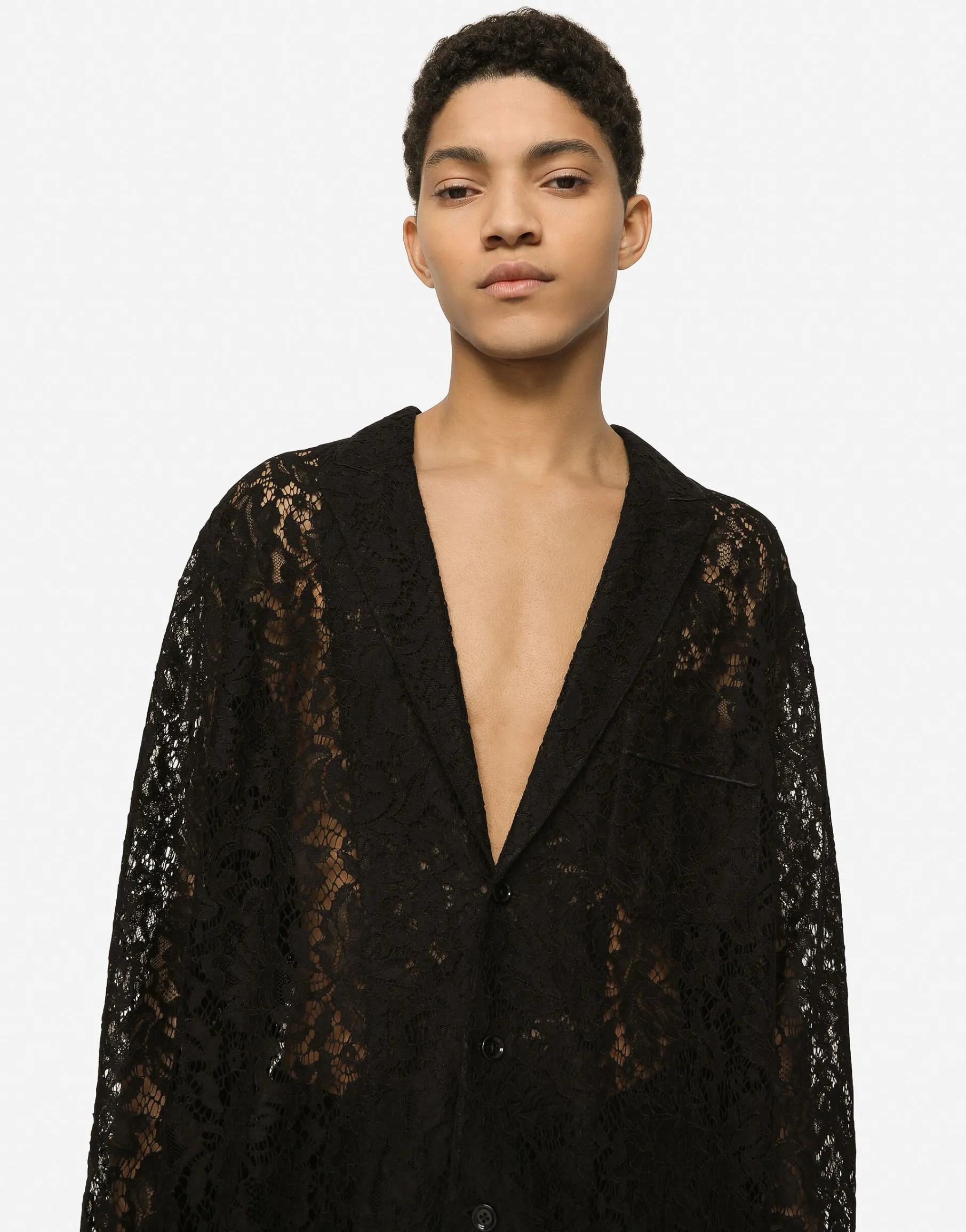 Cordonetto lace shirt
