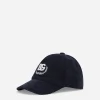 Corduroy baseball cap with DG laurel logo