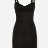 Corset-style slip dress