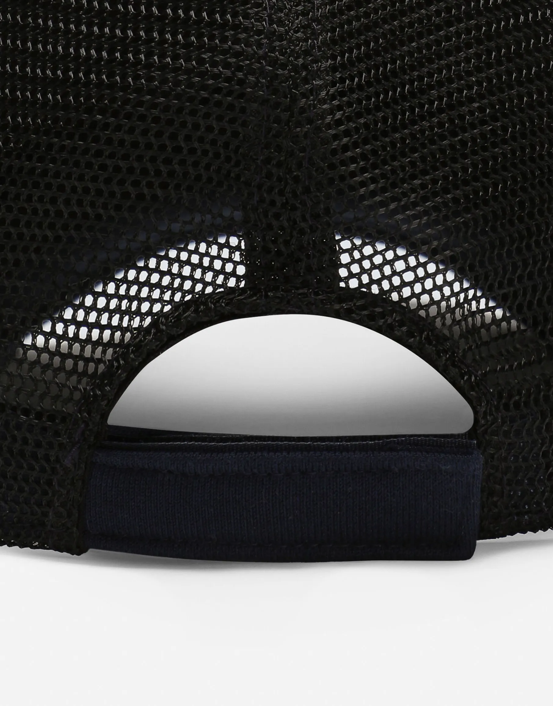 Cotton and mesh hat with peak and DG logo