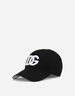 Cotton baseball cap with DG embroidery
