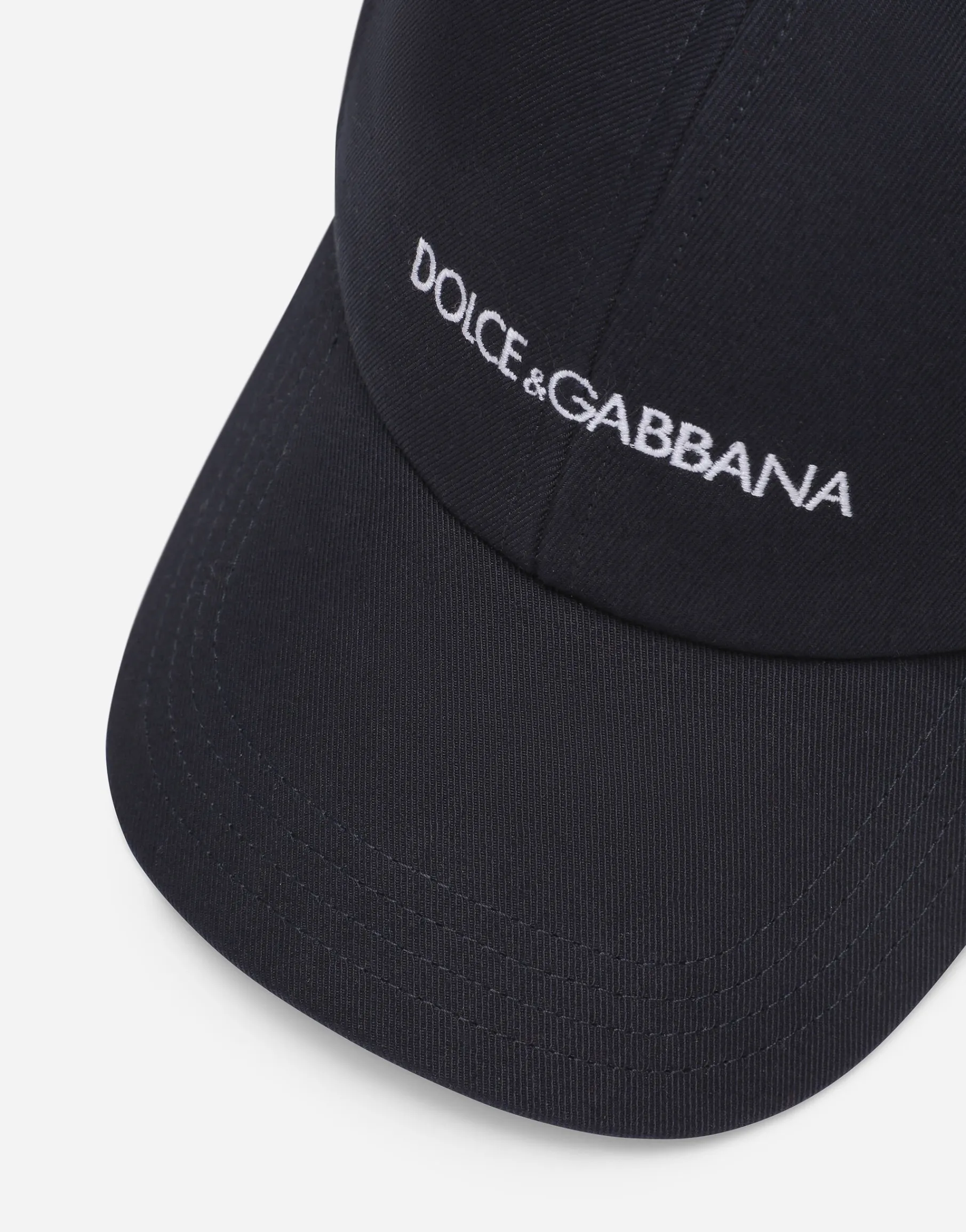 Cotton baseball cap with Dolce&Gabbana logo