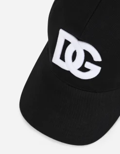 Cotton baseball cap with DG embroidery