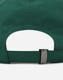 Cotton baseball cap with logo tag