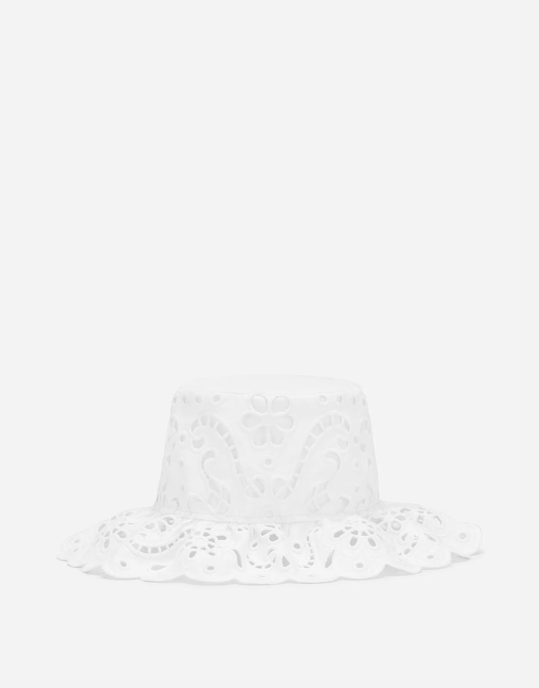 Cotton broderie anglaise hat
