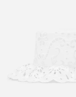 Cotton broderie anglaise hat