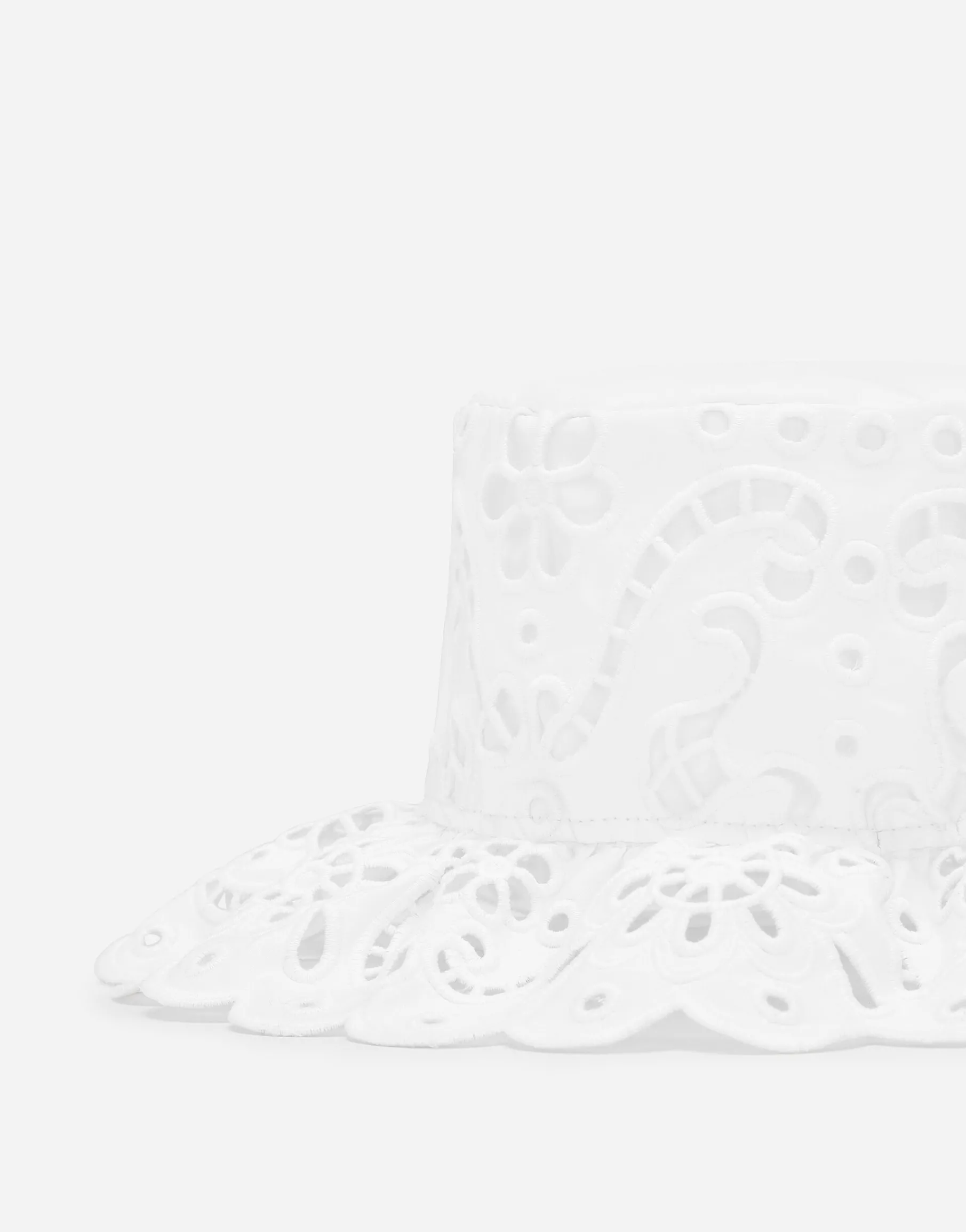 Cotton broderie anglaise hat