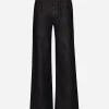 Cotton denim palazzo jeans