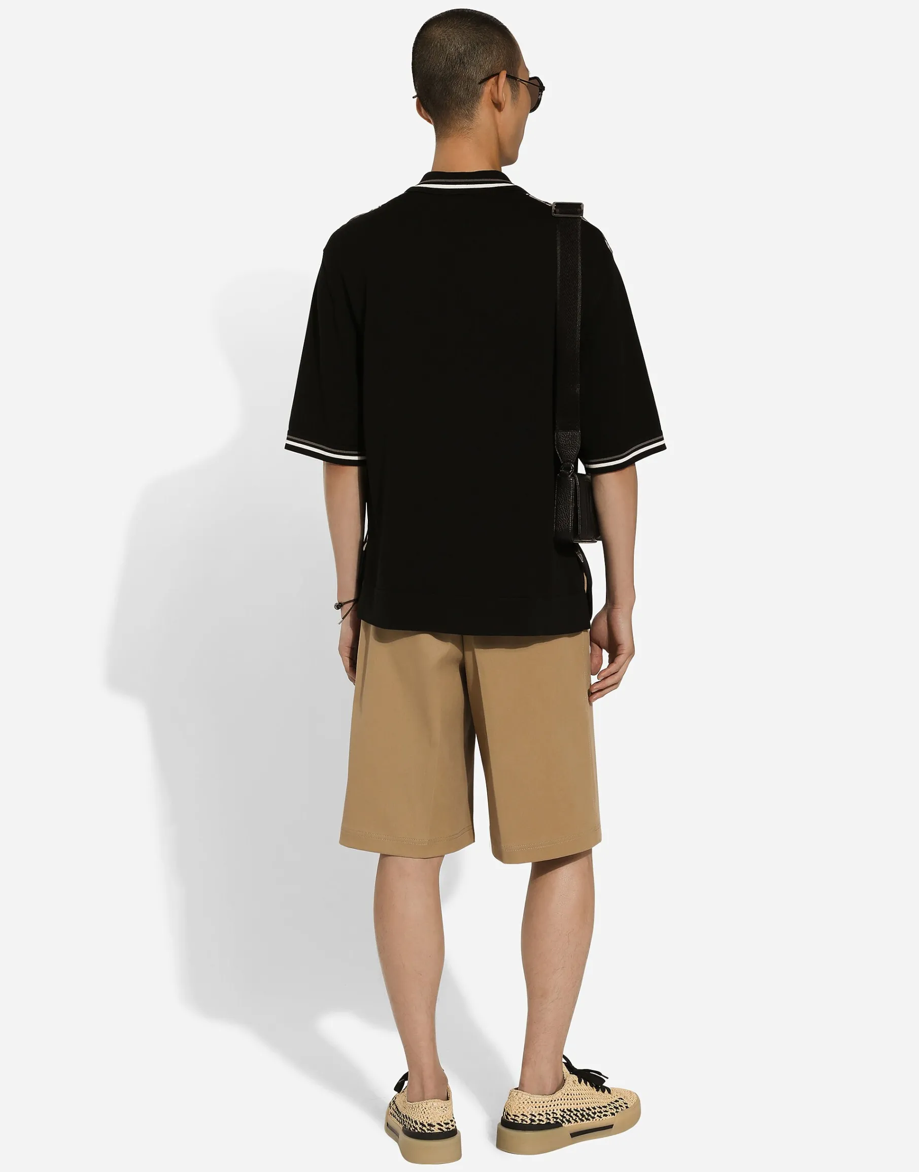 Cotton drill Bermuda shorts