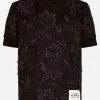 Cotton interlock T-shirt with embroidery