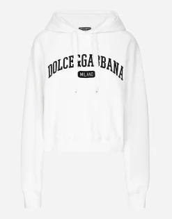 Cotton jersey hoodie
