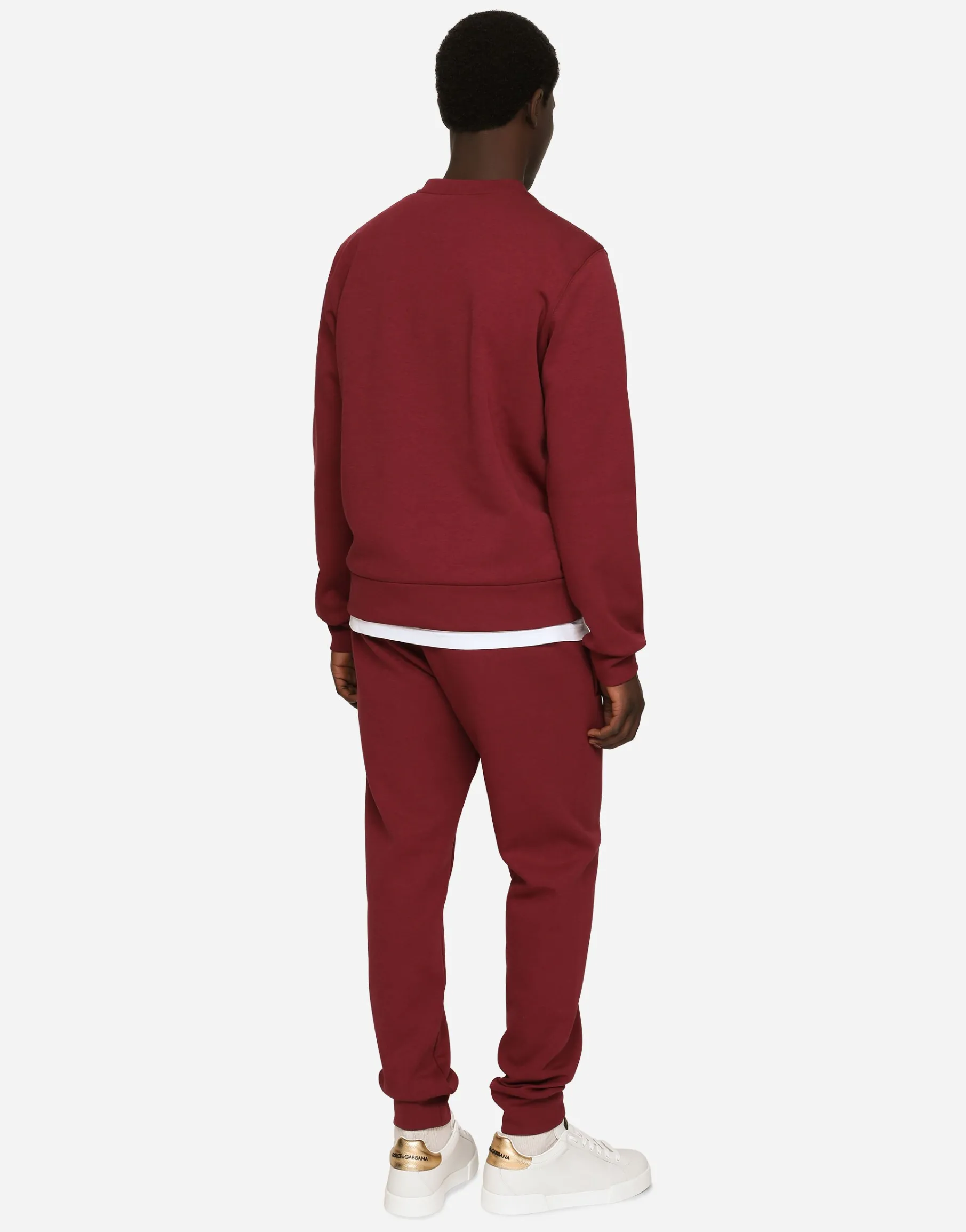 Cotton jersey sweatshirt with embroidery