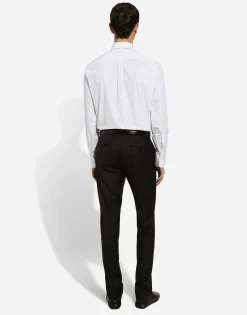 Cotton Martini-fit shirt