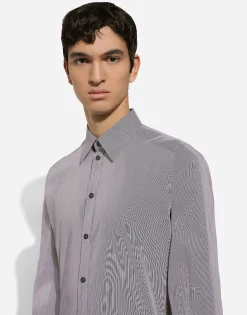 Cotton Martini-fit shirt