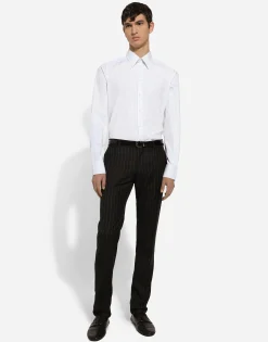 Cotton Martini-fit shirt