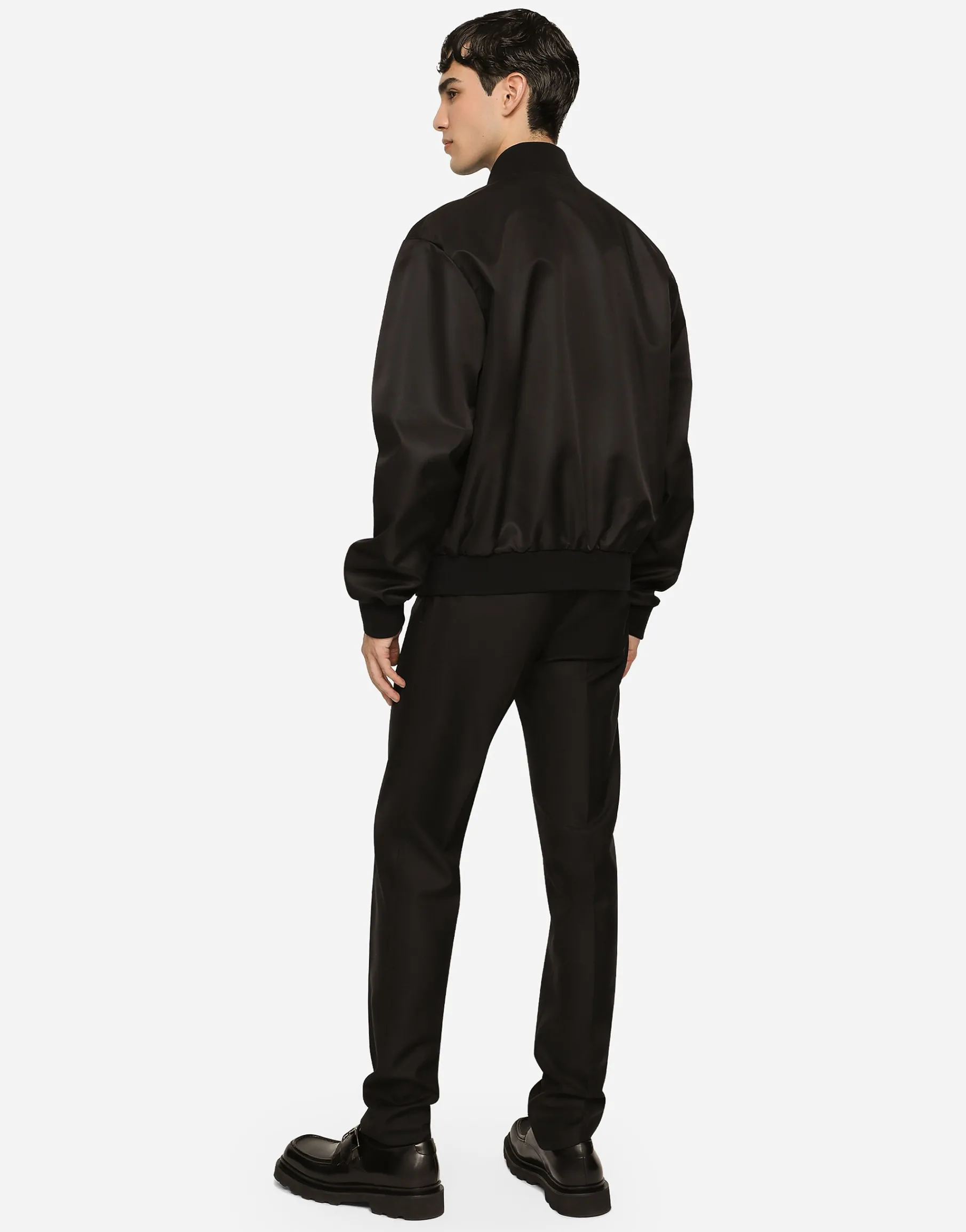 Cotton Martini-fit shirt with embroidery