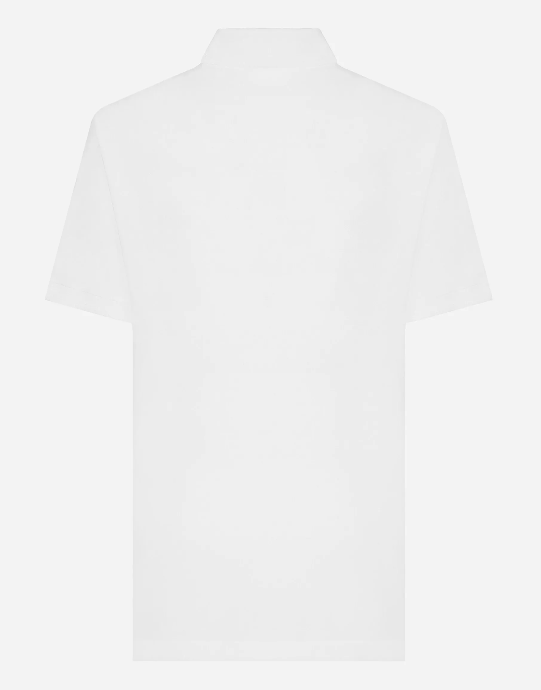 Cotton piqué polo-shirt with embroidery