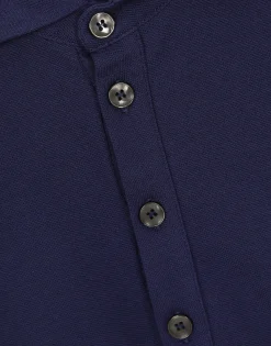 Cotton piqué polo-shirt with embroidery