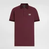 Cotton polo-shirt with logo tag