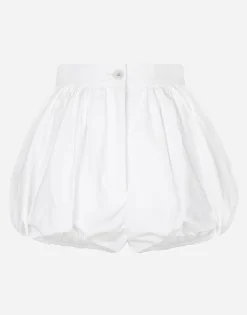 Cotton poplin balloon culottes
