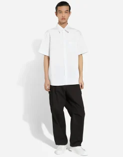 Cotton shirt with DG embroidery