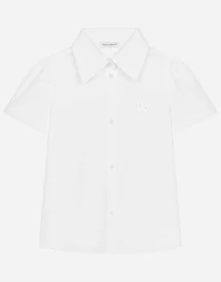Cotton shirt with DG logo
