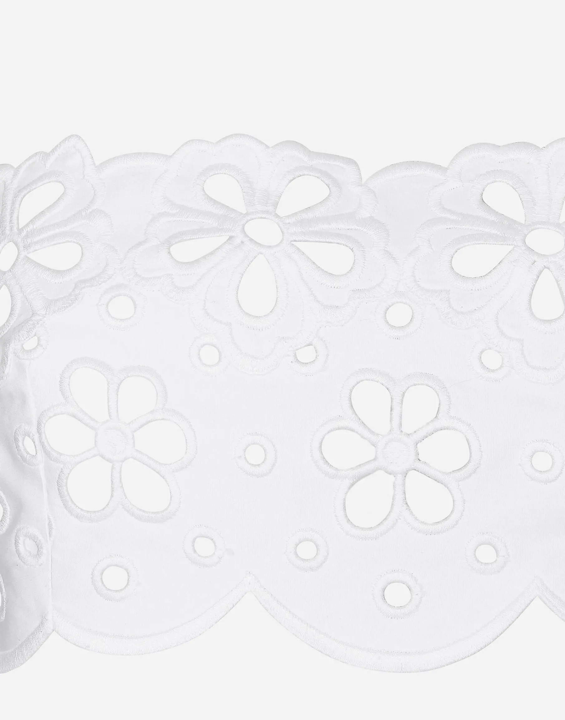 Cotton top with cut-out detailing