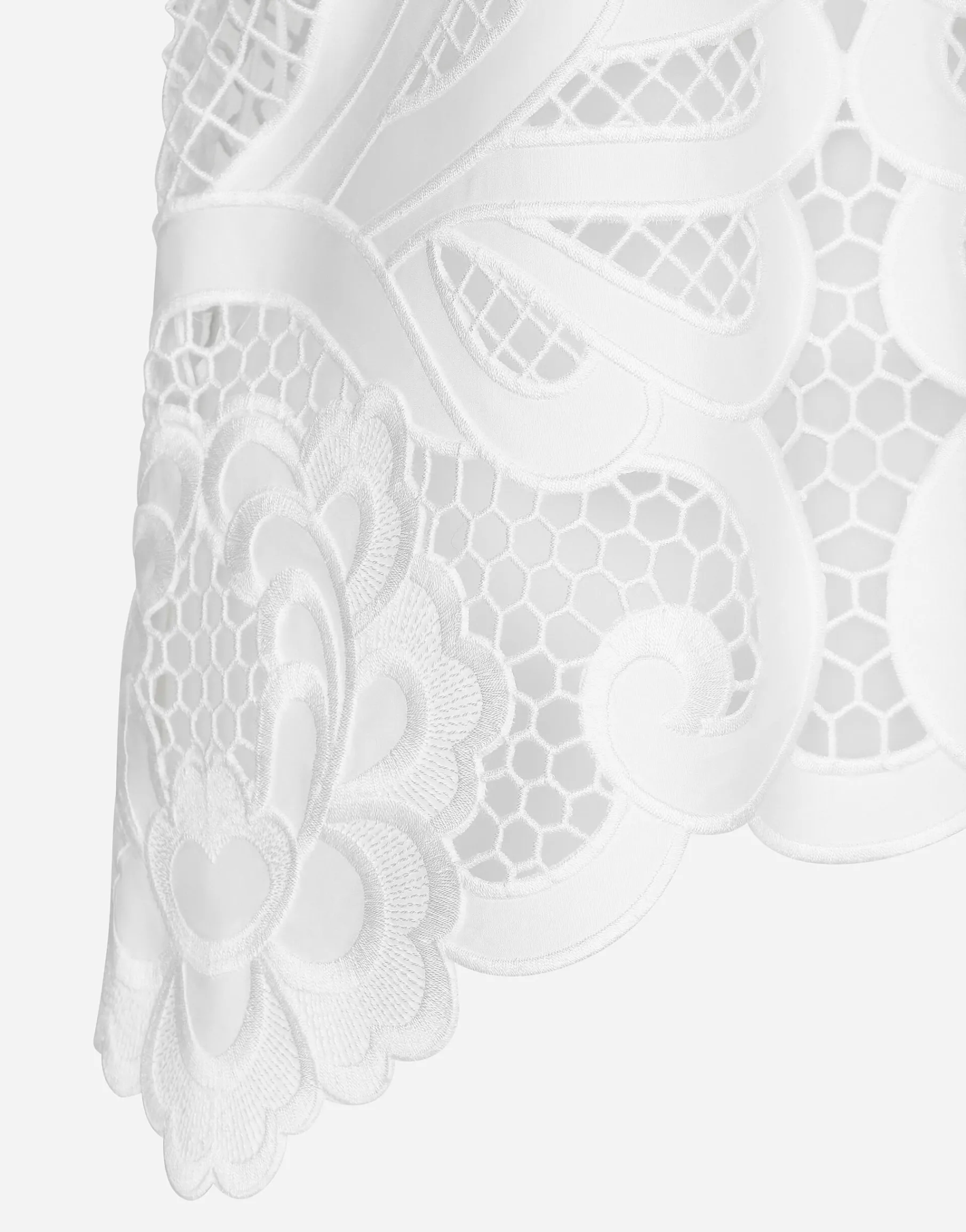 Cotton top with cut-out detailing