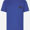 Cotton T-shirt with branded tag