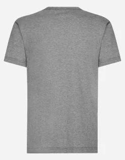 Cotton T-shirt with branded tag
