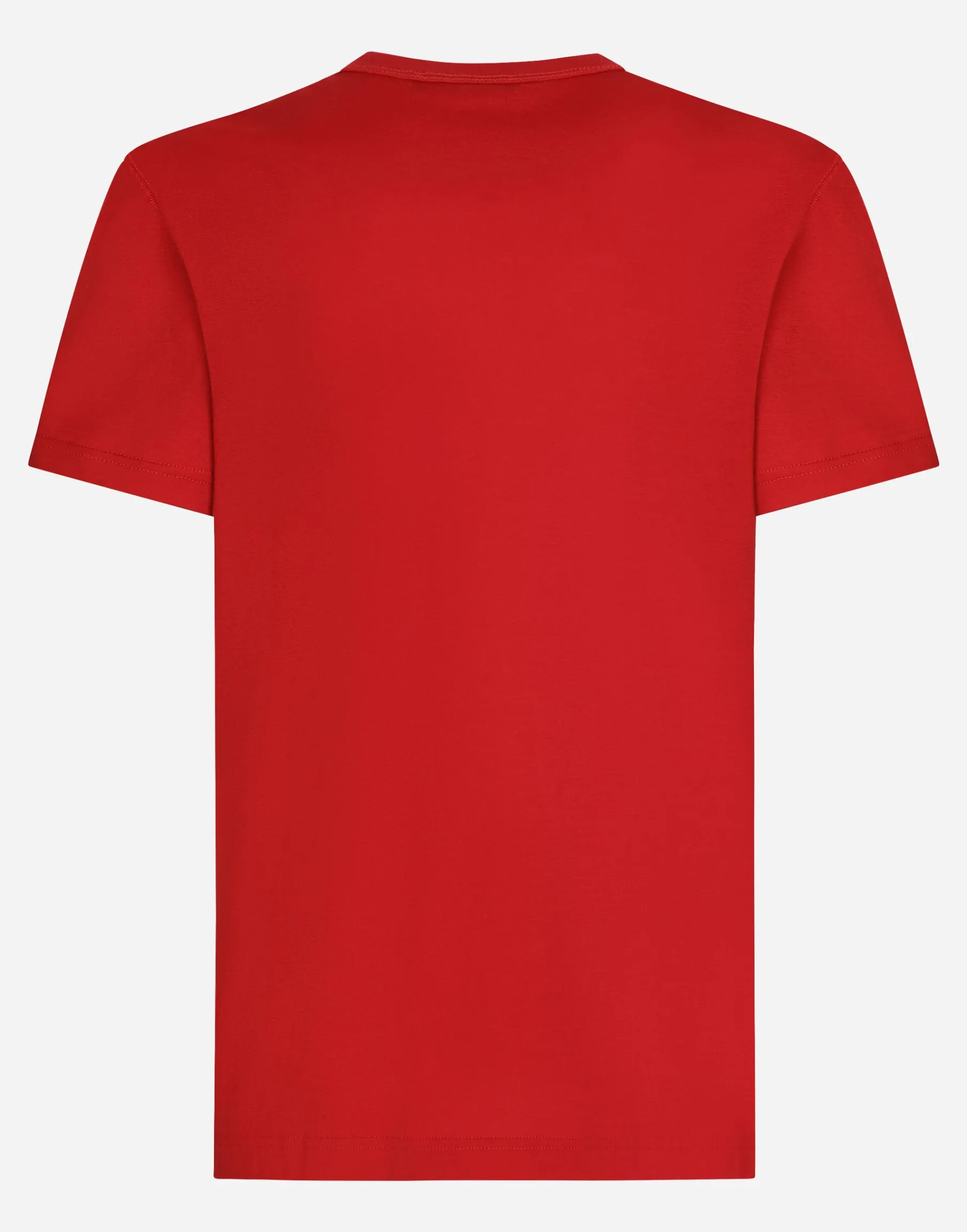 Cotton T-shirt with branded tag