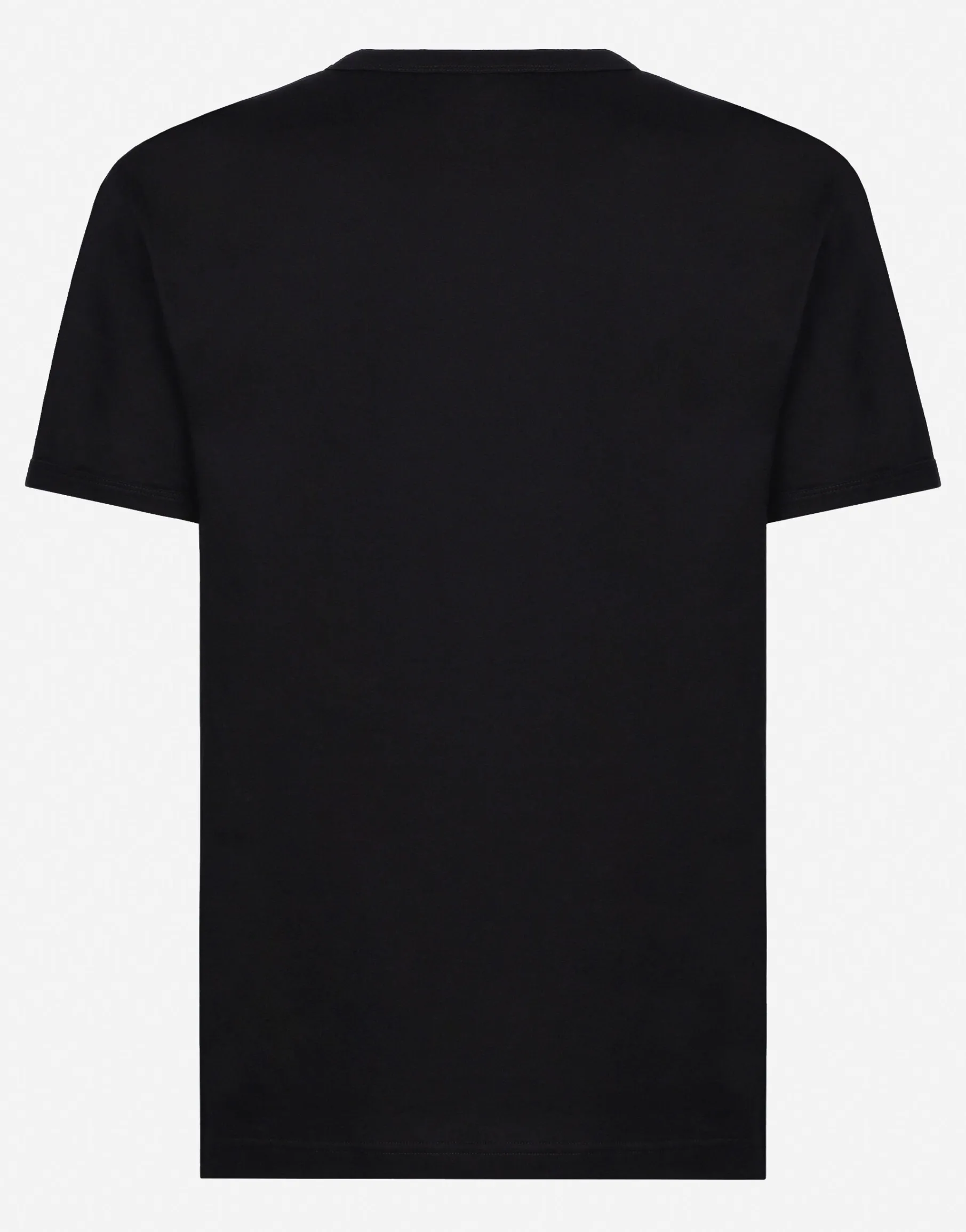 Cotton T-shirt with branded tag