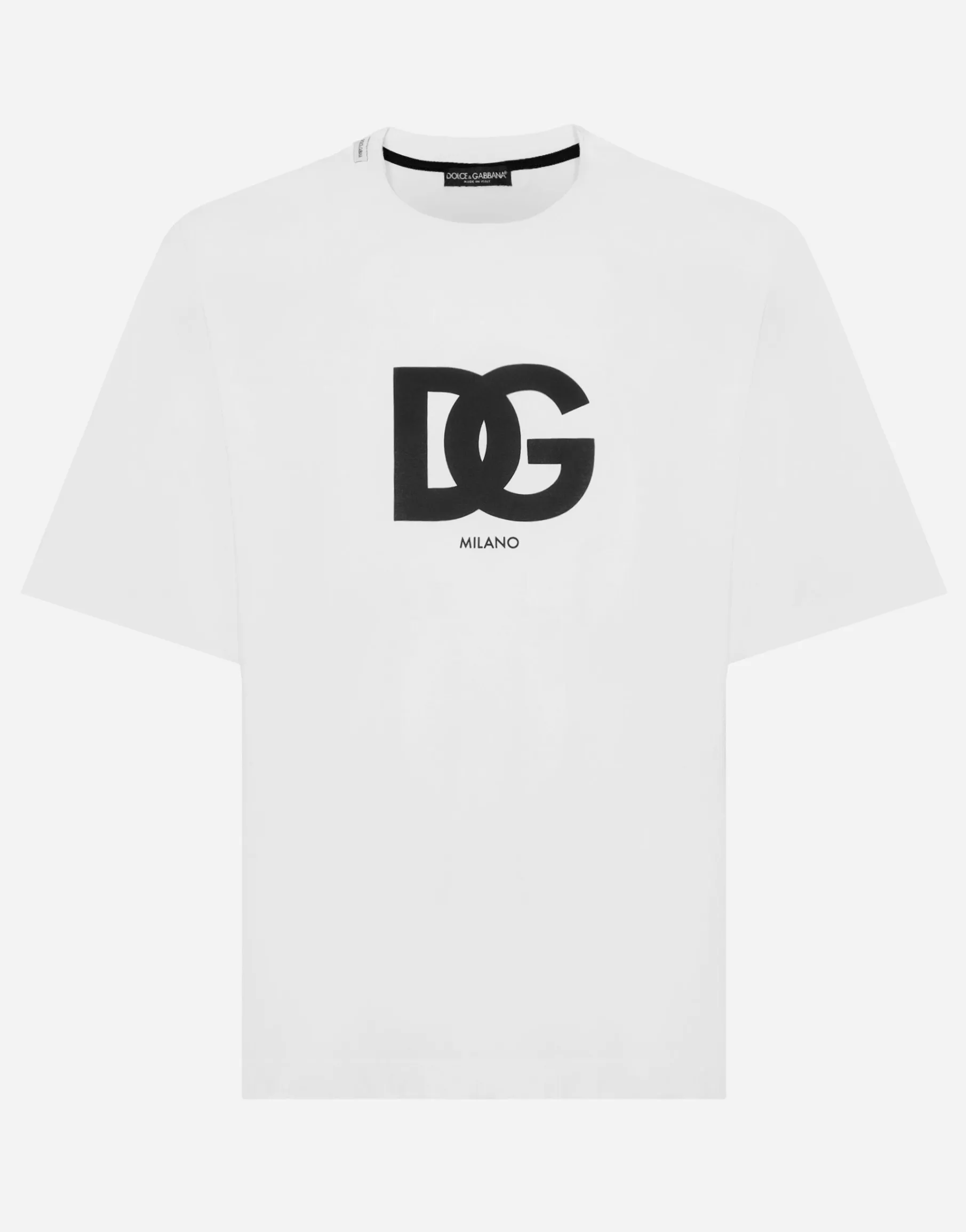 Cotton T-shirt with DG logo print
