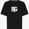 Cotton T-shirt with DG logo print