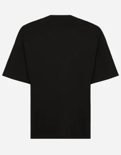 Cotton T-shirt with DG logo print