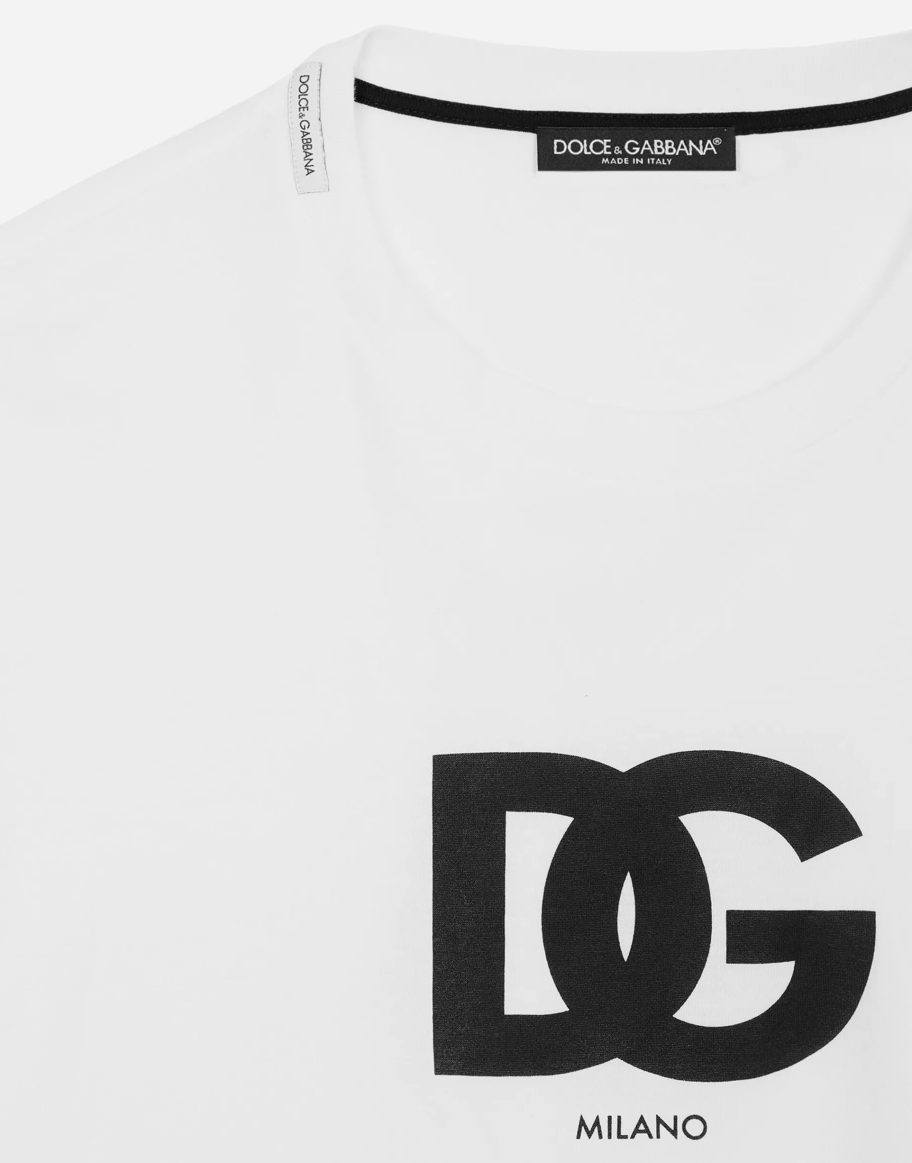 Cotton T-shirt with DG logo print