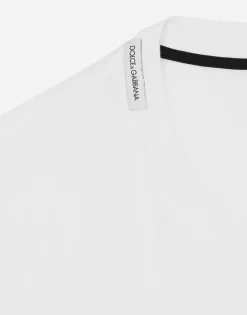 Cotton T-shirt with DG logo print