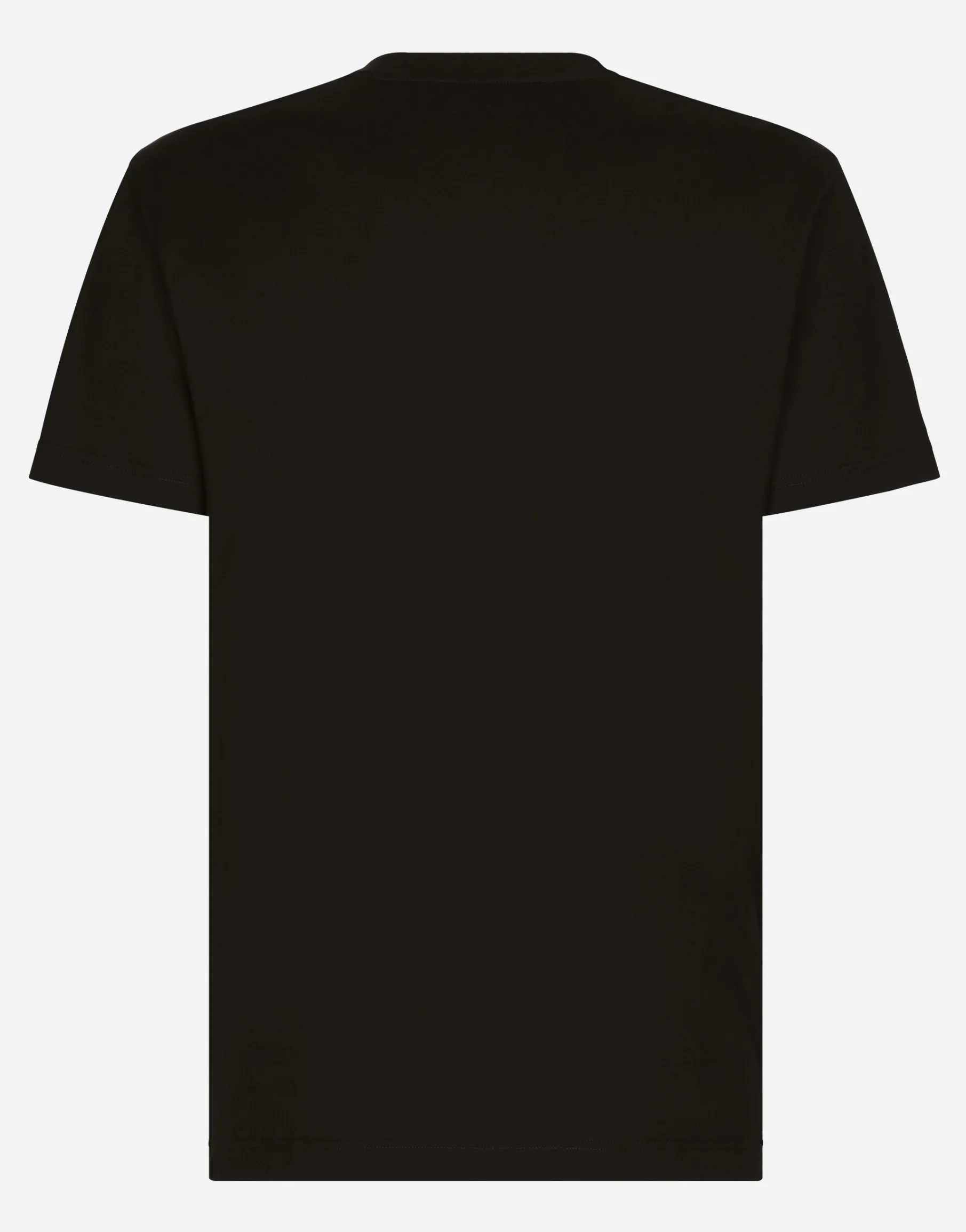 Cotton T-shirt with DG Milano logo embroidery