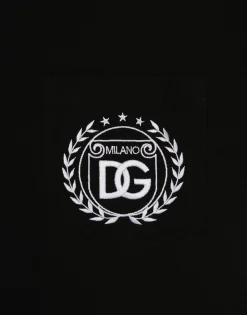 Cotton T-shirt with DG Milano logo embroidery