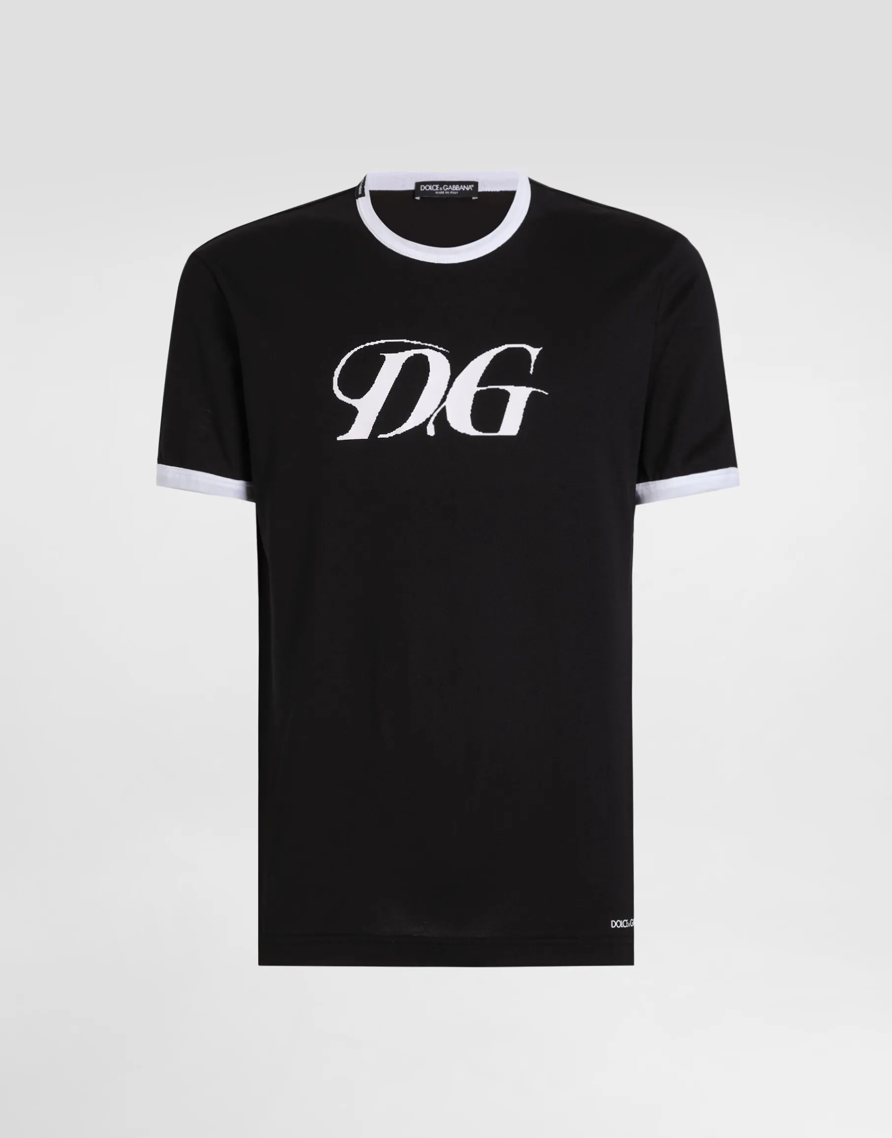 Cotton T-shirt with DG print