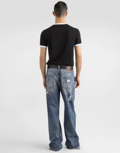 Cotton T-shirt with DG print