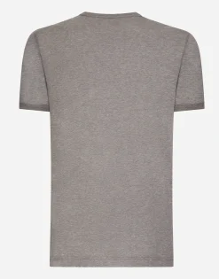 Cotton T-shirt with embroidery
