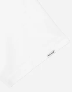 Cotton T-shirt with logo embroidery
