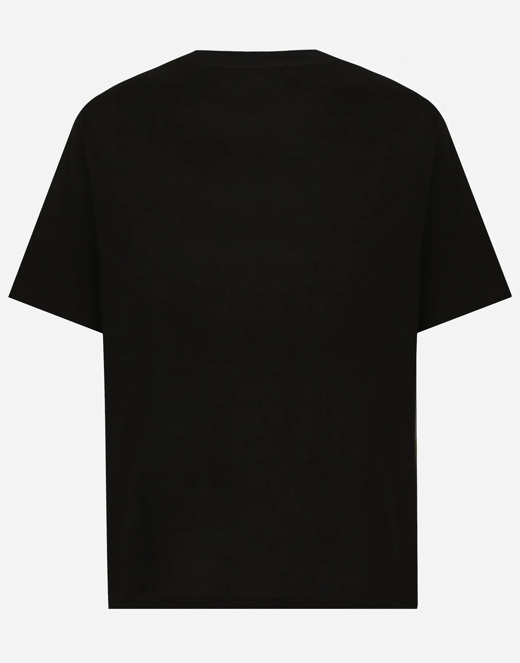 Cotton T-shirt with logo embroidery