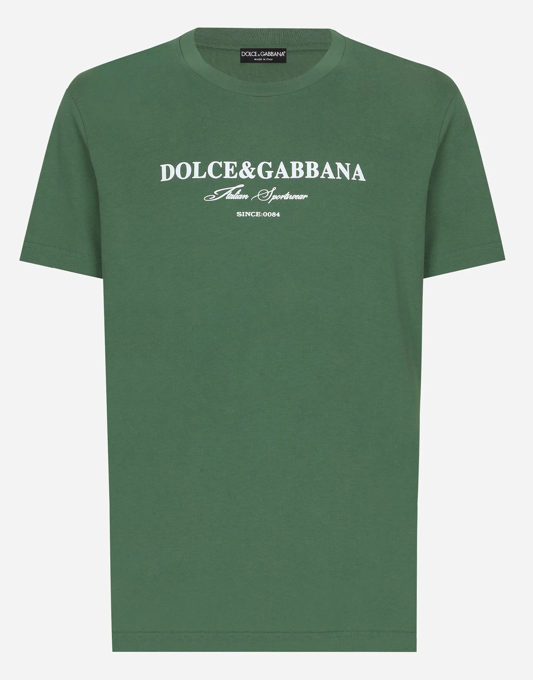 Cotton T-shirt with logo print
