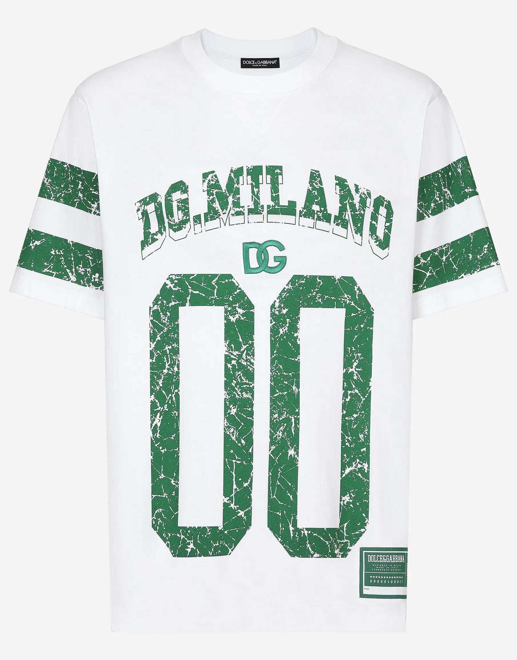 Cotton T-shirt with logo print